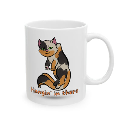 calico cat cup