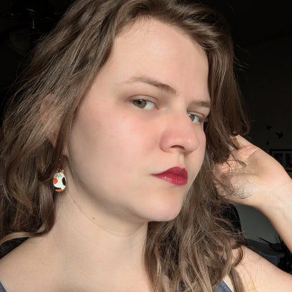 Calico Kitty Earrings