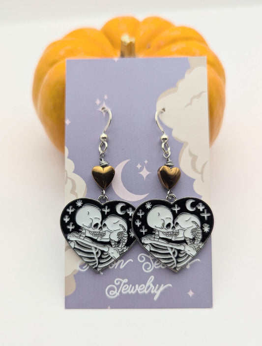 Skeleton earrings