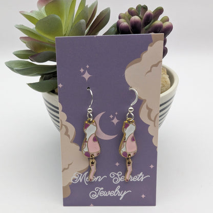 Dangling Cat Earrings