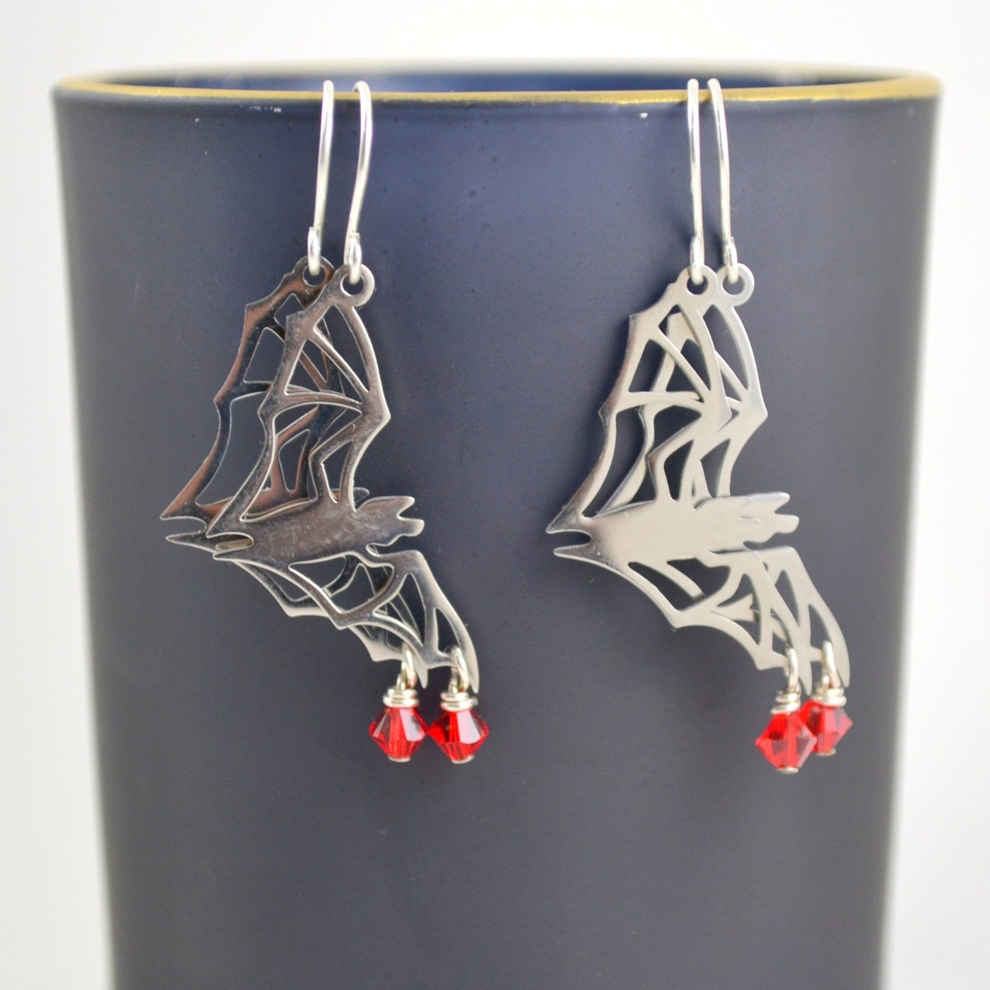 Vampire Bat Earrings