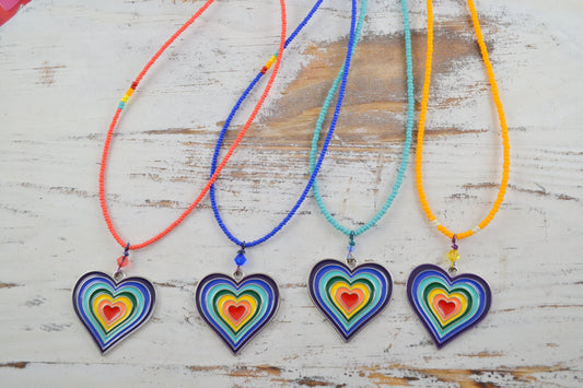 Valentine's Day Heart Necklaces